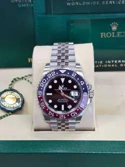 NEW 2025 ROLEX GMT-MASTER II 126710BLRO PEPSI JUBILEE BRACELET 40 MM