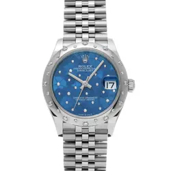 ROLEX DATEJUST 31 278344RBR AZZURRO BLUE FLORAL MOTIF/DIAMOND 663512