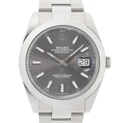 ROLEX DATEJUST 41 126300 SLATE OYSTER WARRANTY 2022 BOX/PAPER