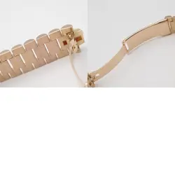 ROLEX Day-Date Diamond 2P Baguette Diamond K18PG Men's MET 118235A #MM003