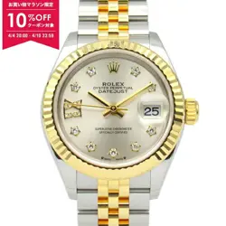 ROLEX DATEJUST 9P/IX DIAMOND RANDOM SERIAL K18YG SS LADIES 279173G #MM011