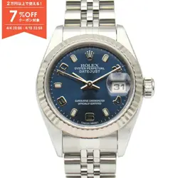 ROLEX DATEJUST, SERIAL Y, K18WG SS, LADIES, WITH FLYING AR, MODEL RB79174 #MM086