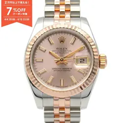 ROLEX DATEJUST G-SERIES K18PG SS LADIES PINK PK/BA RB179171 #MM047