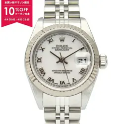 ROLEX DATEJUST F-SERIES K18WG SS LADIES WHITE RO 79174 #MM099