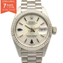 ROLEX DATEJUST P-SERIES K18WG LADIES 69 SAPPHIRES 79179 #MM024