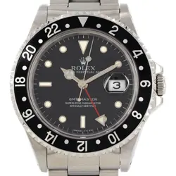 AUTHENTIC ROLEX GMT MASTER 16700 SS AUTOMATIC #S  #270-004-018-3371
