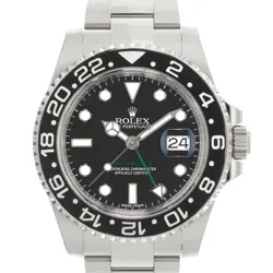 ROLEX GMT MASTER-II 116710LN WARRANTY 2018 BOX/PAPER
