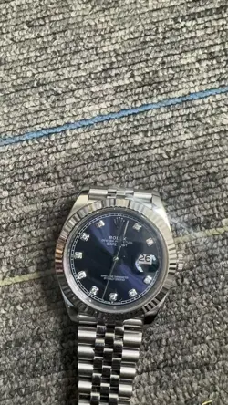 ROLEX DATEJUST 41MM 126300 BLUE STICK DIAL JUBILEE BRACELET