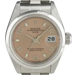 ROLEX OYSTER PERPETUAL DATE 79160 AUTOMATIC LADIES #BS210