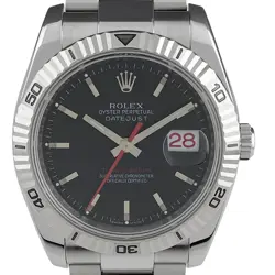 ROLEX DATEJUST TURN-O-GRAPH 116264 WG AUTOMATIC MEN'S #BS061