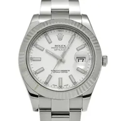 ROLEX DATEJUST II 116334 AUTOMATIC WHITE DIAL AUTOMATIC MEN'S WATCH
