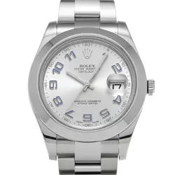 ROLEX DATEJUST II 116300 RANDOM SERIAL SILVER DIAL AUTOMATIC MEN'S WATCH