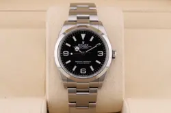 ROLEX EXPLORER 36MM 124270 BLACK DIAL 2021 BOX PAPERS