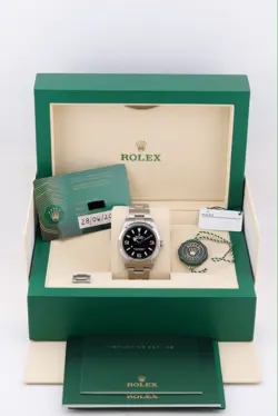 Rolex Explorer 36mm 124270 Black Dial 2021 Box Papers