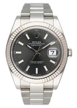 ROLEX DATEJUST 126334 SLATE DIAL MENS WATCH BOX PAPERS