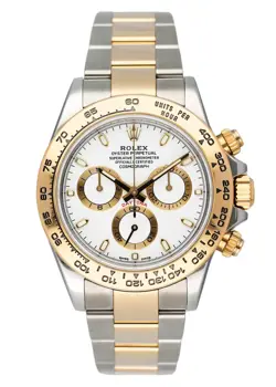 ROLEX DAYTONA 116503 WHITE DIAL TWO TONE MENS WATCH