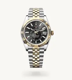 ROLEX SKY-DWELLEROYSTER, 42 MM, OYSTERSTEEL AND YELLOW GOLD