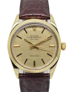 ROLEX AIR-KING 5520, GOLD CAPPED STEEL,