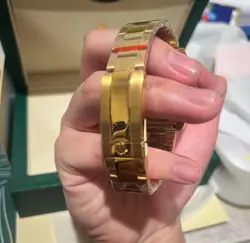 WITH BLUE BEZEL