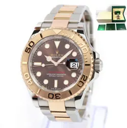 2021 ROLEX YACHT-MASTER 126621 40MM CHOCOLATE DIAL 18K RG TWO-TONE BOX PAPERS