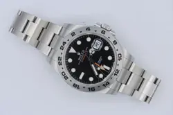 ROLEX EXPLORER II 216570 BLACK DIAL 42MM OYSTER BAND STAINLESS STEEL ORANGE HAND