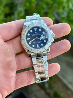 2019 ROLEX YACHTMASTER 116622 BLUE 40MM W/ BOX & PAPERS
