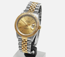 AUTHENTIC ROLEX 'THUNDERBIRD' DATEJUST TURN-O-GRAPH WATCH