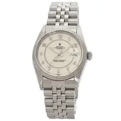 ROLEX DATEJUST ARABIA STELLA BOILER GAUGE NO. 83 WATCHES 16014 STAINLESS STE...