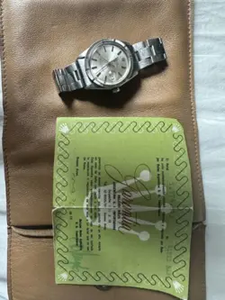 ROLEX PRE-OWNED STAINLESS STEEL DATE OYSTER PERPETUAL