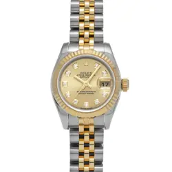 ROLEX DATEJUST 179173G CHAMPAGNE/DIAMOND 663657