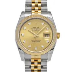 ROLEX DATEJUST 116233G CHAMPAGNE/DIAMOND 663627