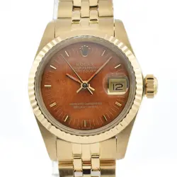 ROLEX DATEJUST 6917 VINTAGE MAHOGANY DIAL BROWN DIAL AUTOMATIC LADIES Z#135405