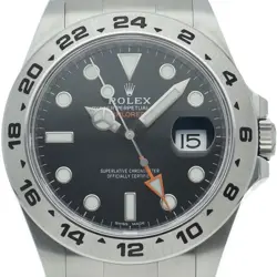 ROLEX EXPLORER 2 WATCH 216570 STAINLESS STEEL MENSWATCH BLACK USED