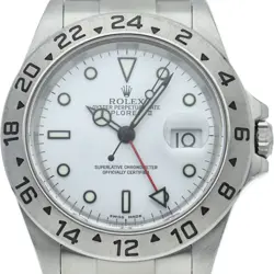 ROLEX EXPLORER 2 16570(F) STAINLESS STEEL MENSWATCH WHITE USED