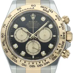 ROLEX COSMOGRAPH DAYTONA WATCH 8P DIAMOND 126503G K18YG/STAINLESS STEEL MENS...