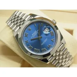 ROLEX DATEJUST OYSTER PERPETUAL 126300 BLUE DIAL AUTOMATIC 41MM MEN'S WATCH