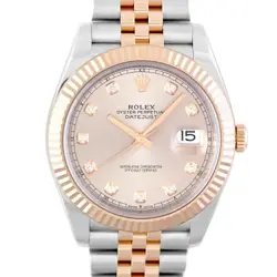 ROLEX DATEJUST 126331G SAND DUST/DIAMOND DIAL AUTOMATIC 41MM MEN'S WATCH