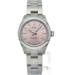 ROLEX Oyster Perpetual 28 Watch Light Pink 276200 Stainless Steel WomenWatch...