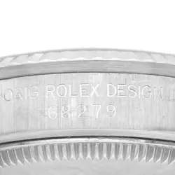 Rolex President Datejust Midsize White Gold Diamond Ladies Watch 68279