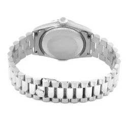 Rolex President Datejust Midsize White Gold Diamond Ladies Watch 68279