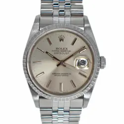 ROLEX 16220 DATEJUST SILVER #KN374