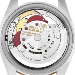 Rolex Datejust Steel Yellow Gold Roman Slate Dial Ladies Watch 69163