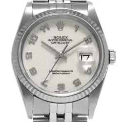 ROLEX DATEJUST 16234 F NUMBER (MANUFACTURED AROUND 2003) MEN'S WATCH G0410