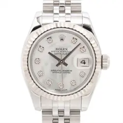 ROLEX DATEJUST 179174NG SS×WG AT SHELL-FACE 1 EXTRA LINK
