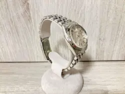 ROLEX PRECISION 6466 HAND-WOUND WRIST WATCH DAY DATE SILVER COLOR UNISEX LOGO