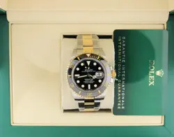 2022 ROLEX SUBMARINER DATE 126613LN BLACK DIAL TT 18KT OYSTER WITH PAPERS 41MM