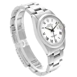 Rolex Datejust 36 White Buckley Dial Steel Vintage Mens Watch 16000