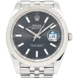 ROLEX DATEJUST 126334 STAINLESSSTEEL AUTO PRESIDENT BLACK DIAL MEN'S WATCH  41MM