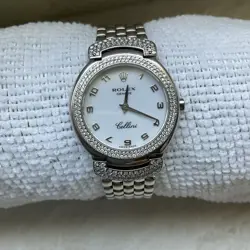 ROLEX CELLINI CELLISSIMA LADIES 18K AND DIAMOND WATCH