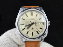 RARE RAKETA 2628.H ENGRAVED USSR WATCH DAY/DATE WRIST SOVIET VTG PCHZ “ROLEX”